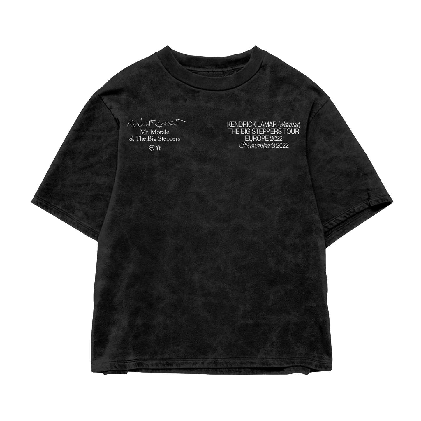 MORALE & THORNS ACID WASH OVERSIZED T-SHIRT