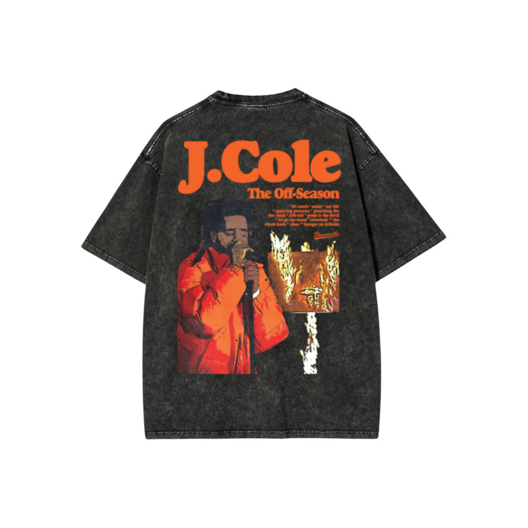 THE J. COLE ACID WASH OVERSIZED T-SHIRT