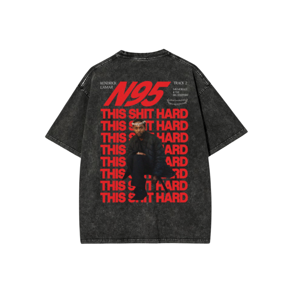 KENDRICK N95 ACID WASH OVERSIZED T-SHIRT