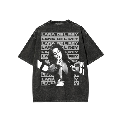 LANA DEL REY ACID WASH OVERSIZED T-SHIRT