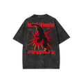 TELEKINESIS ACID WASH OVERSIZED T-SHIRT