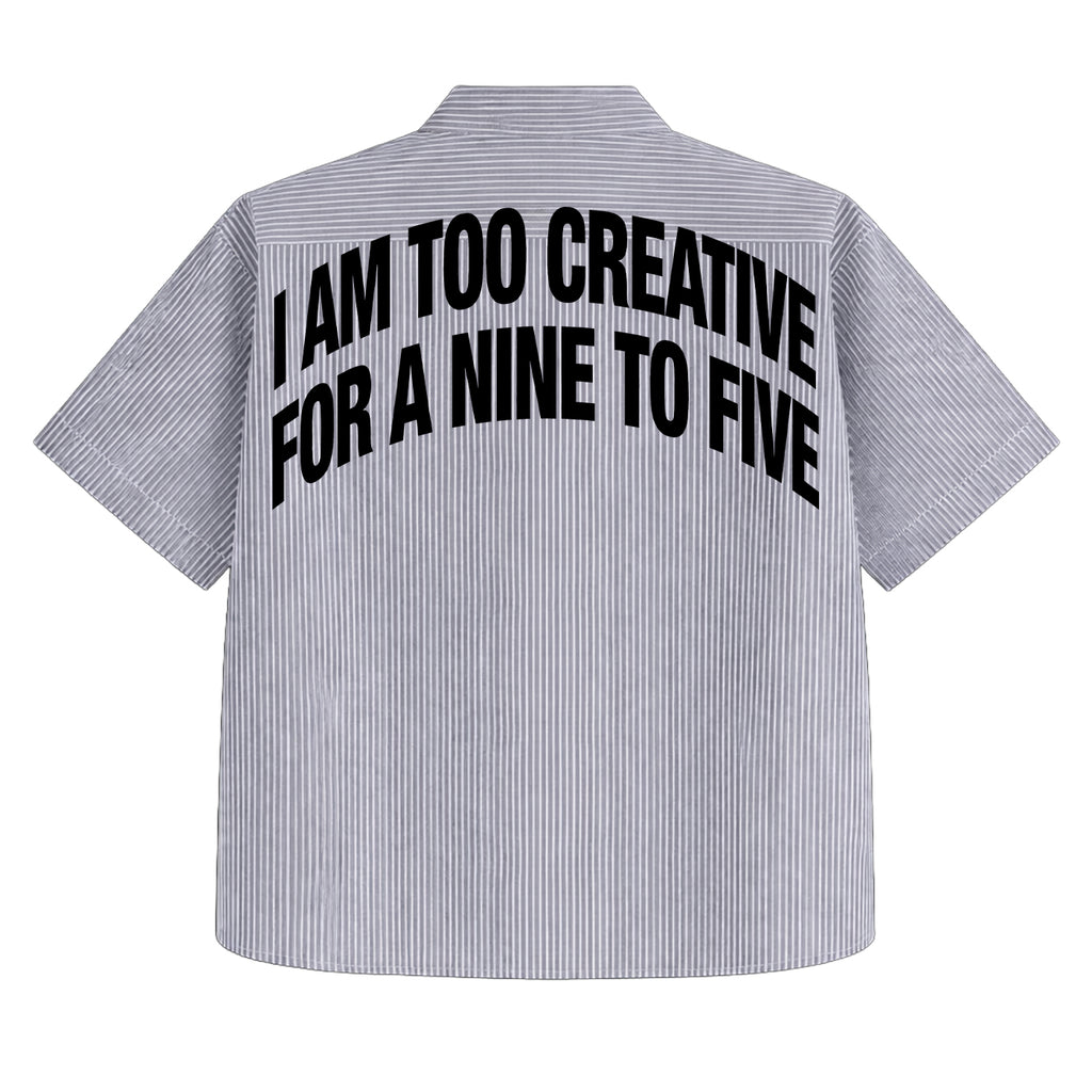 Own Pace Stripe Oversized Shirt