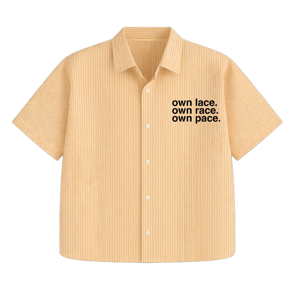 Own Pace Stripe Oversized Shirt