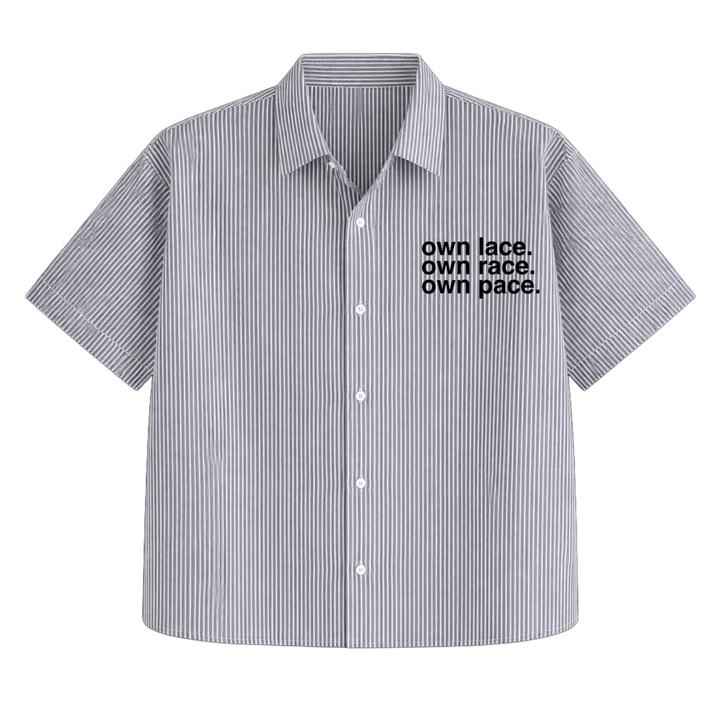 Own Pace Stripe Oversized Shirt