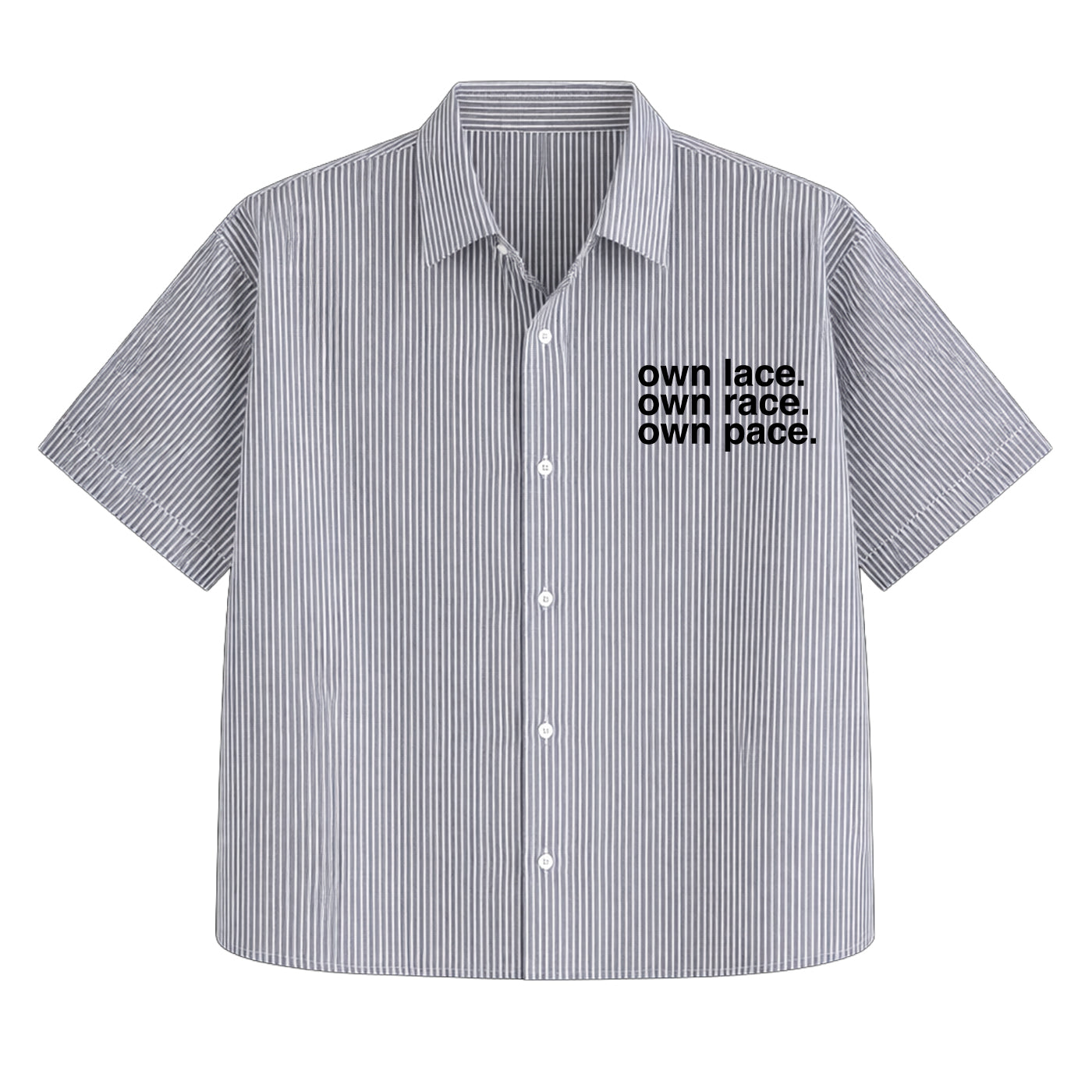 Own Pace Stripe Oversized Shirt