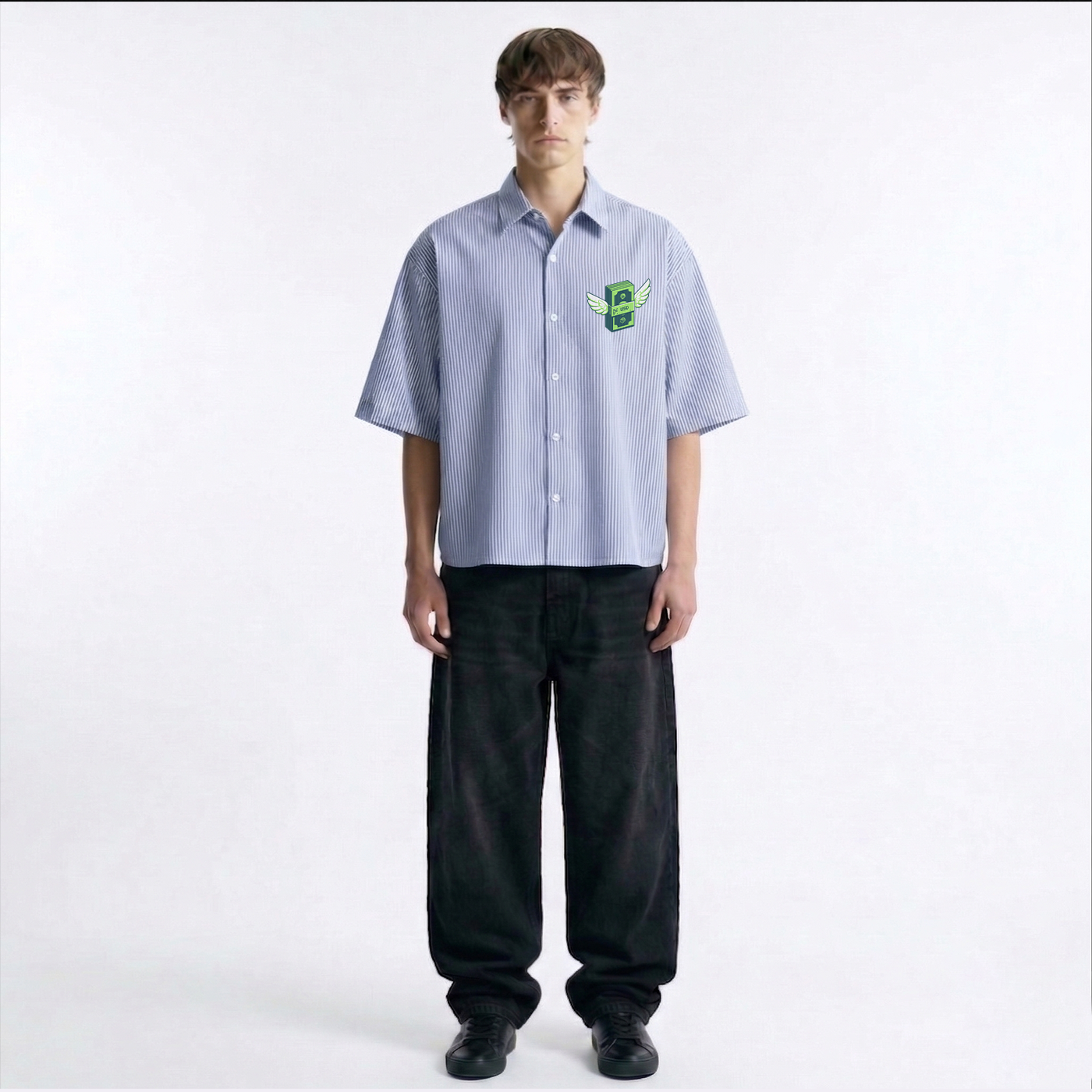 PayDay Stripe Oversized Shirt