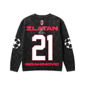 Zlatan Acid Wash Full Sleeve Tee