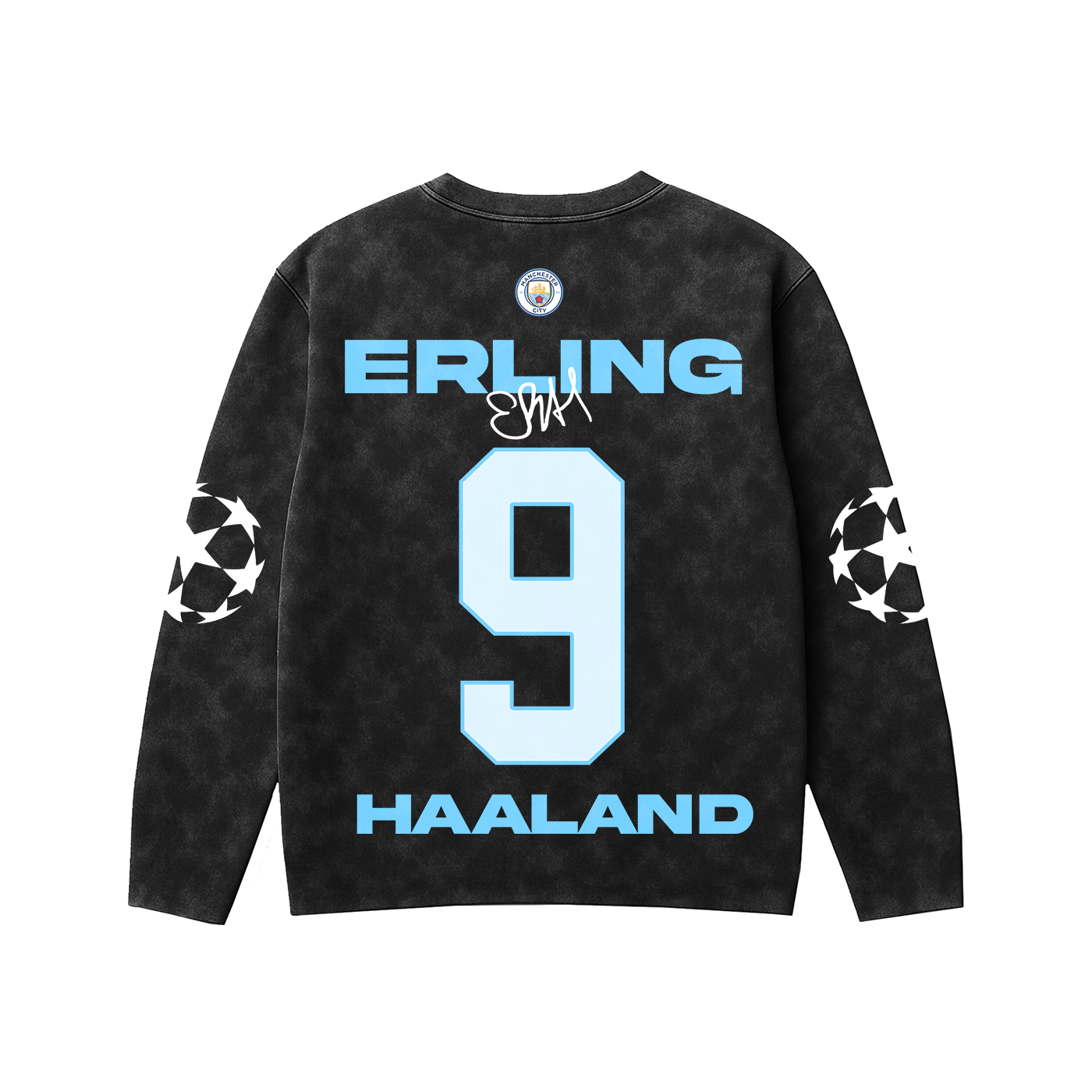 Erling Acid Wash Full Sleeve Tee