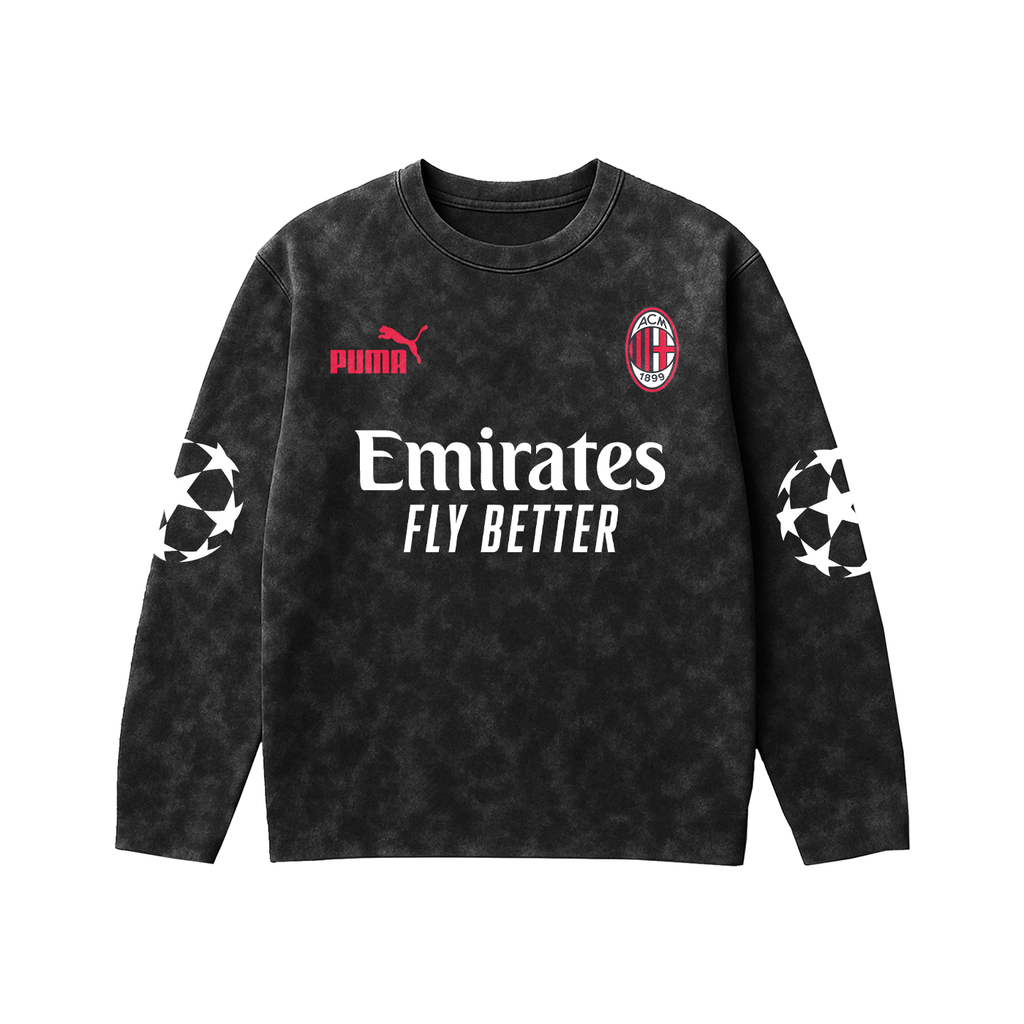 Zlatan Acid Wash Full Sleeve Tee