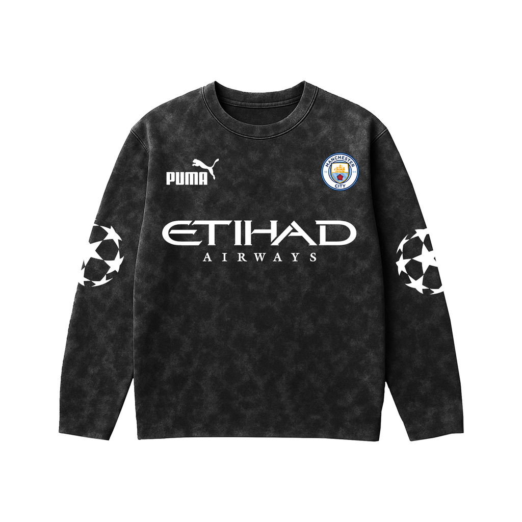 Erling Acid Wash Full Sleeve Tee