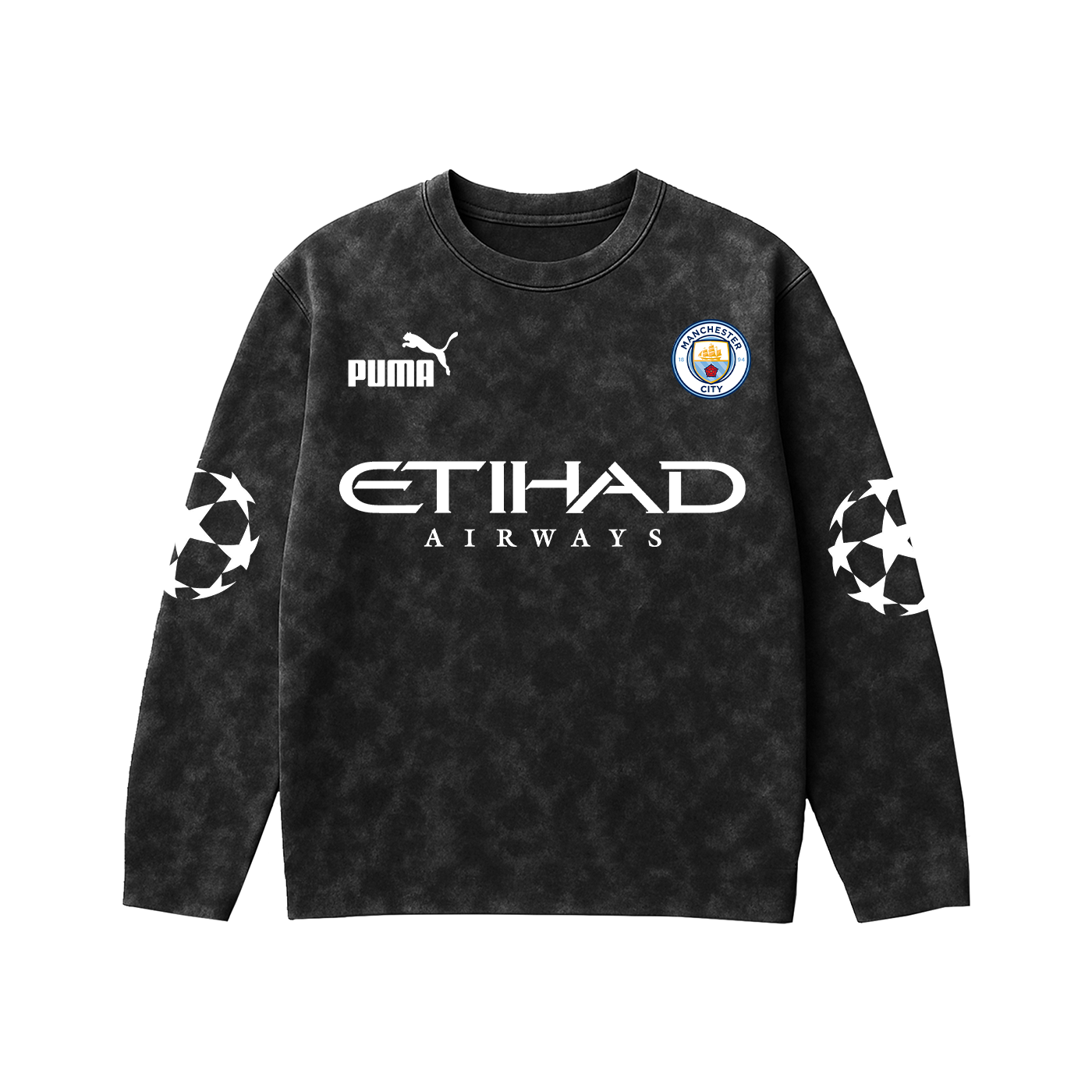 Erling Acid Wash Full Sleeve Tee