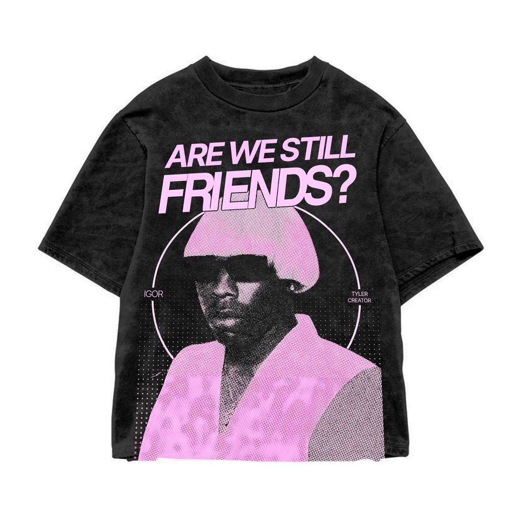 FRIENDZONE ACID WASH OVERSIZED T-SHIRT