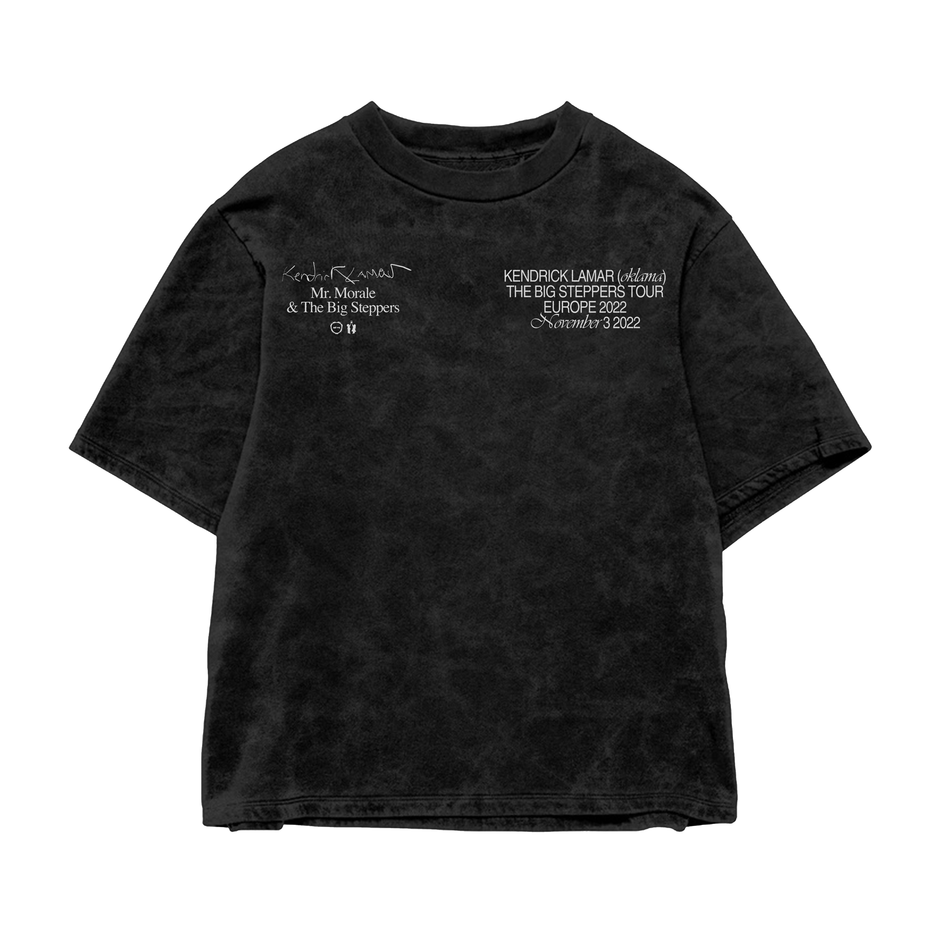MORALE & THORNS ACID WASH OVERSIZED T-SHIRT
