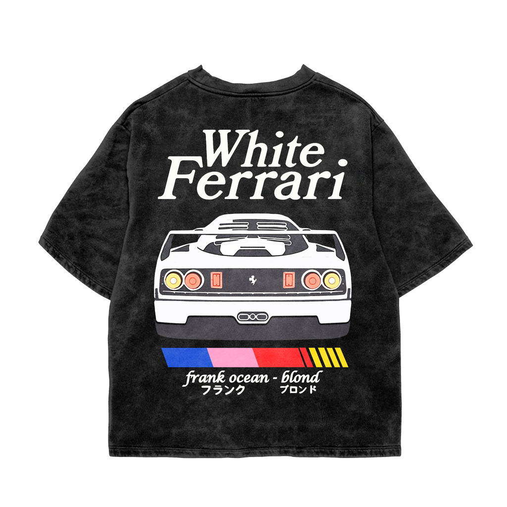 BLOND DRIVE ACID WASH OVERSIZED T-SHIRT