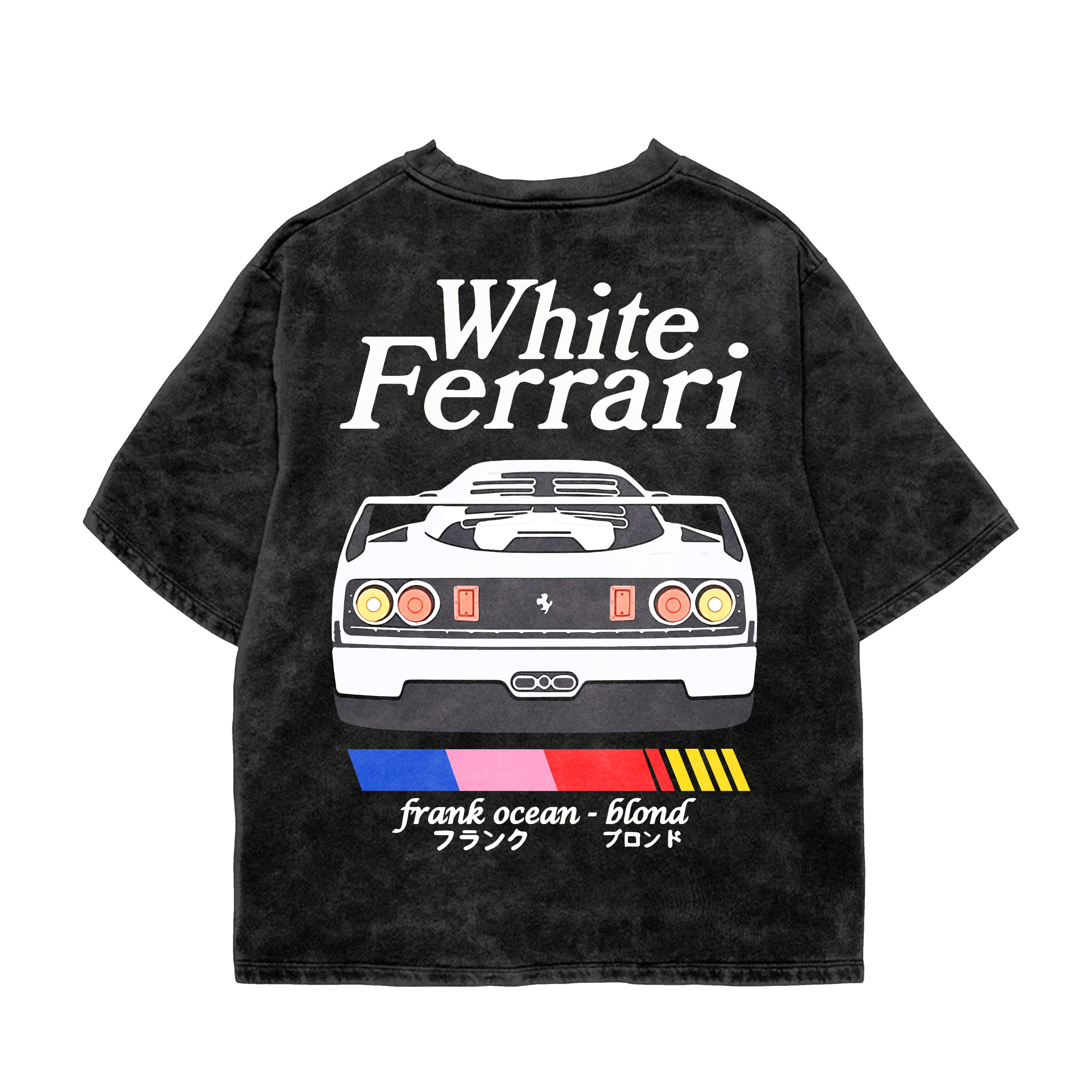 BLOND DRIVE ACID WASH OVERSIZED T-SHIRT