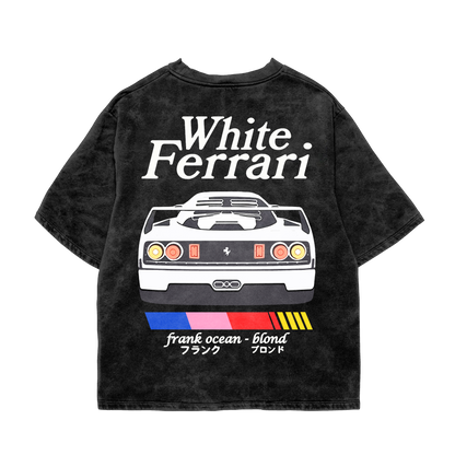 BLOND DRIVE ACID WASH OVERSIZED T-SHIRT