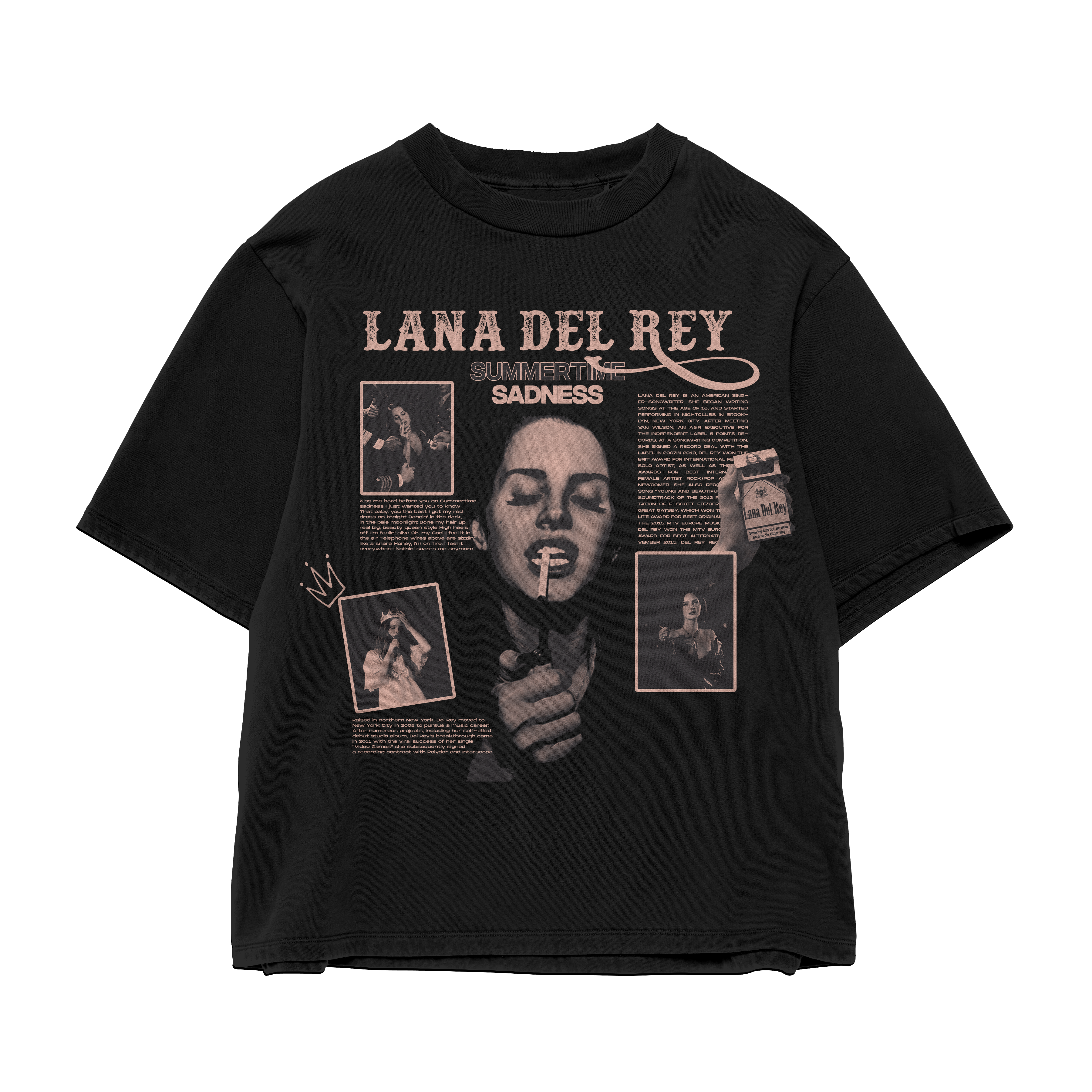 LANA DEL REY OVERSIZED T-SHIRT