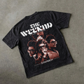 The Weeknd Acid Wash Oversized Tee